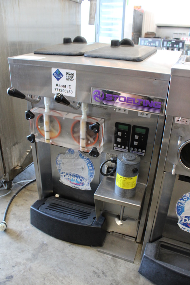 MARVELOUS! 2013 Stoelting Model SF144-38I Stainless Steel Commercial Countertop Air Cooled 2 Flavor Soft Serve Ice Cream Machine w/ Milkshake Mixer. 208-230 Volts, 1 Phase. 22x30x35 - Image 2 of 8