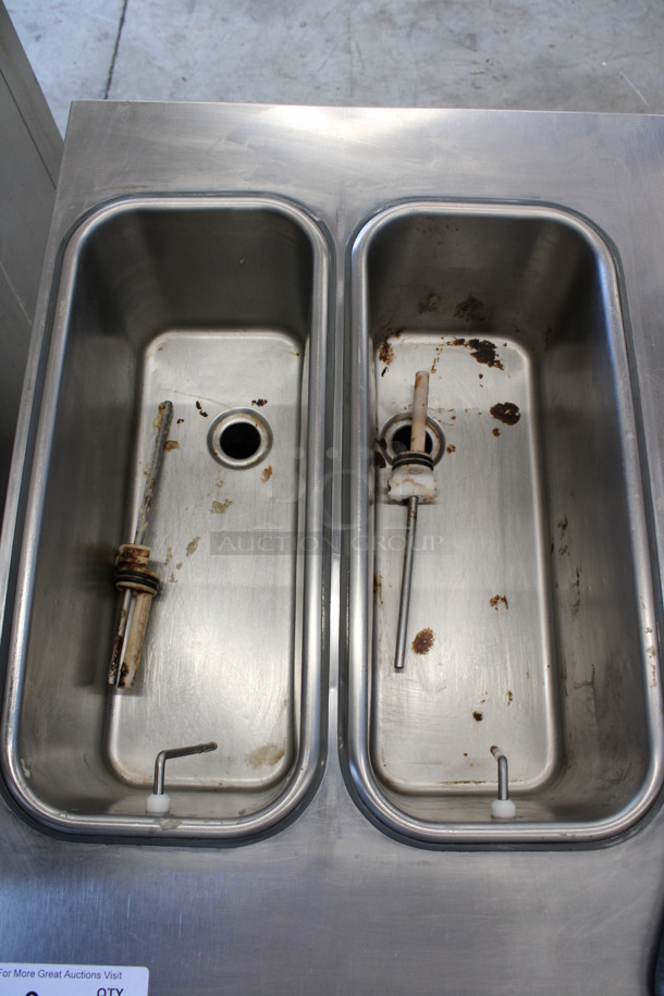 MARVELOUS! 2013 Stoelting Model SF144-38I Stainless Steel Commercial Countertop Air Cooled 2 Flavor Soft Serve Ice Cream Machine w/ Milkshake Mixer. 208-230 Volts, 1 Phase. 22x30x35 - Image 4 of 8