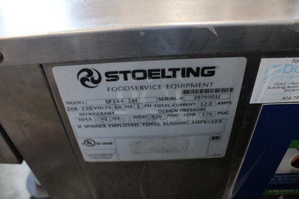 MARVELOUS! 2013 Stoelting Model SF144-38I Stainless Steel Commercial Countertop Air Cooled 2 Flavor Soft Serve Ice Cream Machine w/ Milkshake Mixer. 208-230 Volts, 1 Phase. 22x30x35 - Image 7 of 8