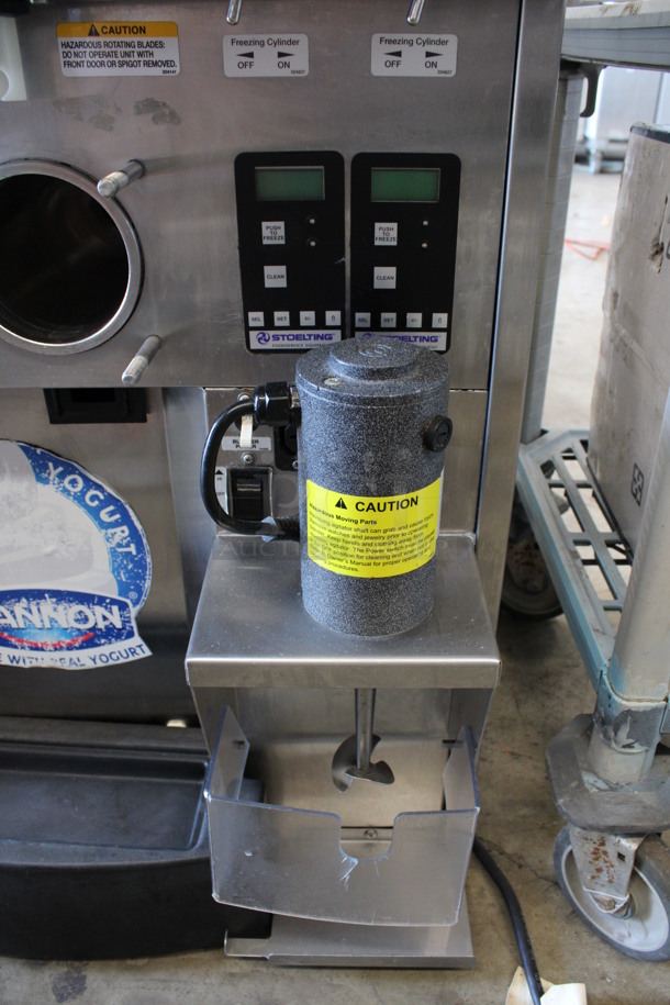 MARVELOUS! 2011 Stoelting Model SF144-38I Stainless Steel Commercial Countertop Air Cooled 2 Flavor Soft Serve Ice Cream Machine w/ Milkshake Mixer. 208-230 Volts, 1 Phase. 22x30x35 - Image 6 of 9