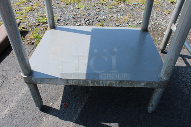 Stainless Steel Table w/ Metal Under Shelf. 30x24x33 - Image 3 of 4
