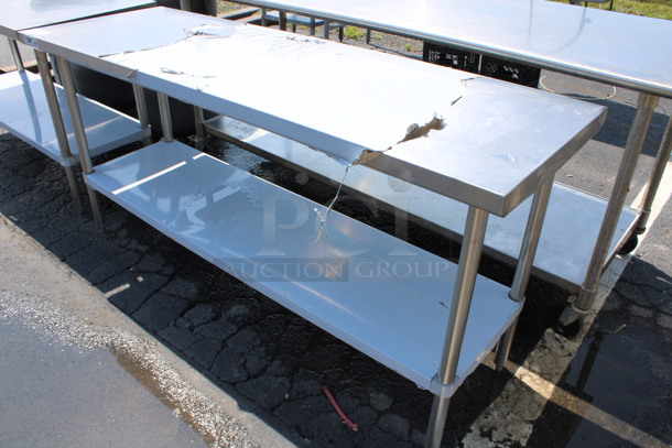 Regency Stainless Steel Commercial Table w/ Under Shelf. 72x24x35 - Image 4 of 4