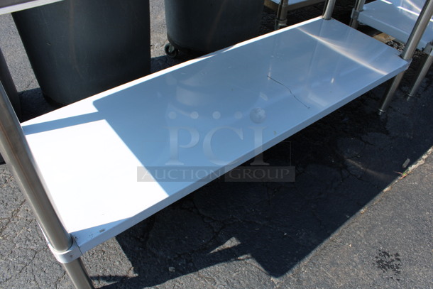Stainless Steel Commercial Table w/ Under Shelf. 60x24x35 - Image 4 of 4