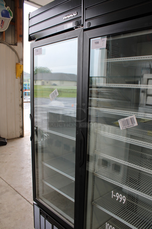 2019 Habco Model SE18 Metal Commercial Single Door Reach In Cooler Merchandiser w/ Poly Coated Racks. 115 Volts, 1 Phase. 24x24x80. Tested and Working! - Image 3 of 7