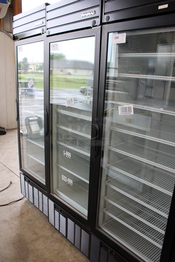 2019 Habco Model SE18 Metal Commercial Single Door Reach In Cooler Merchandiser w/ Poly Coated Racks. 115 Volts, 1 Phase. 24x24x79. Tested and Working! - Image 3 of 6
