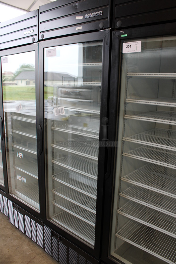 2019 Habco Model SE18 Metal Commercial Single Door Reach In Cooler Merchandiser w/ Poly Coated Racks. 115 Volts, 1 Phase. 24x24x79. Tested and Working! - Image 3 of 6