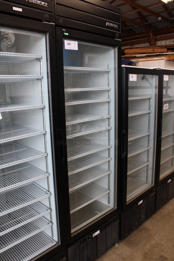 2019 Habco Model SE18 Metal Commercial Single Door Reach In Cooler Merchandiser w/ Poly Coated Racks. 115 Volts, 1 Phase. 24x24x79. Tested and Working! - Image 2 of 6