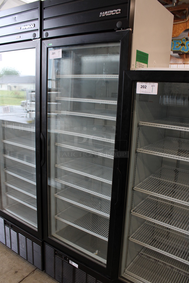 2019 Habco Model SE18 Metal Commercial Single Door Reach In Cooler Merchandiser w/ Poly Coated Racks. 115 Volts, 1 Phase. 24x24x79. Tested and Working! - Image 3 of 6