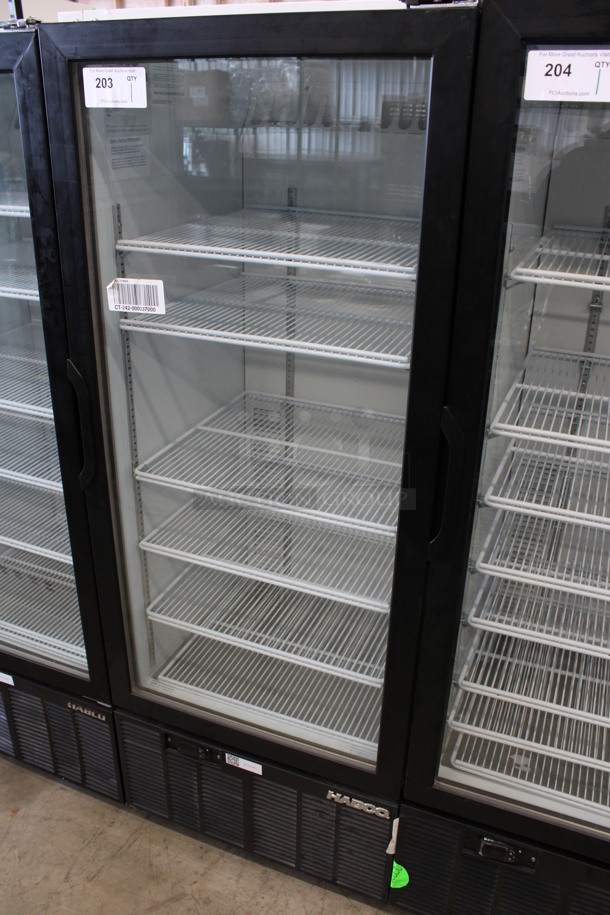 2013 Habco Model SE12 Metal Commercial Single Door Reach In Cooler Merchandiser w/ Poly Coated Racks. 115 Volts, 1 Phase. 24x24x62. Tested and Working! - Image 3 of 6
