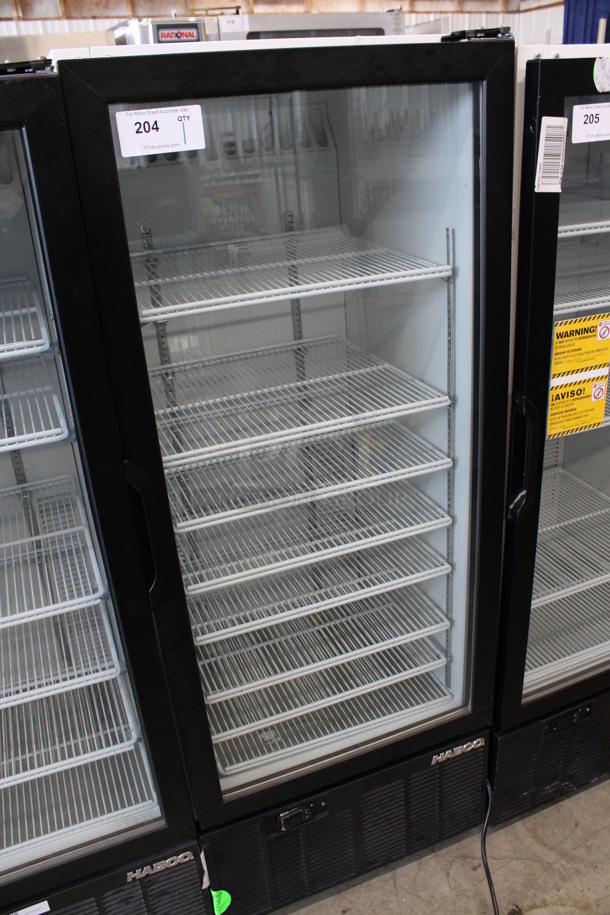 2013 Habco Model SE12 Metal Commercial Single Door Reach In Cooler Merchandiser w/ Poly Coated Racks. 115 Volts, 1 Phase. 24x24x63. Tested and Working! - Image 2 of 6
