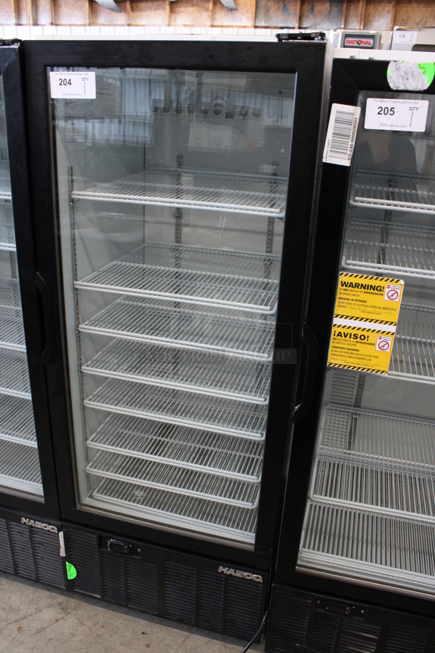 2013 Habco Model SE12 Metal Commercial Single Door Reach In Cooler Merchandiser w/ Poly Coated Racks. 115 Volts, 1 Phase. 24x24x63. Tested and Working! - Image 3 of 6