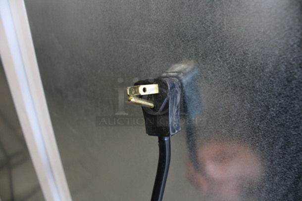 2019 Habco Model SE18 Metal Commercial Single Door Reach In Cooler Merchandiser w/ Poly Coated Racks. 115 Volts, 1 Phase. 24x24x79. Tested and Working! - Image 6 of 6