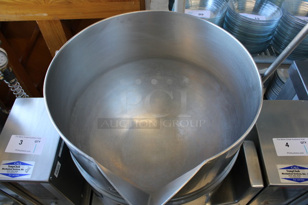 GLORIOUS! Groen Model TDB/4-40 Stainless Steel Commercial Electric Powered Floor Style 40 Quart Tilting Kettle. 480 Volts, 3 Phase. 27x24x54 - Image 5 of 8