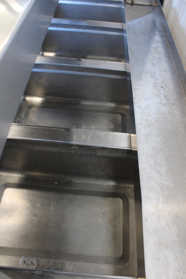 Servolift Eastern Model 501-4 Stainless Steel Commercial Electric Powered 4 Bay Steam Table w/ Sneeze Guard and Tray Slide. 120/208 Volts, 1 Phase. 62x35x52 - Image 4 of 9