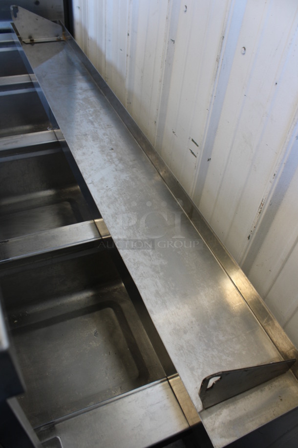 Servolift Eastern Model 501-4 Stainless Steel Commercial Electric Powered 4 Bay Steam Table w/ Sneeze Guard and Tray Slide. 120/208 Volts, 1 Phase. 62x35x52 - Image 5 of 9