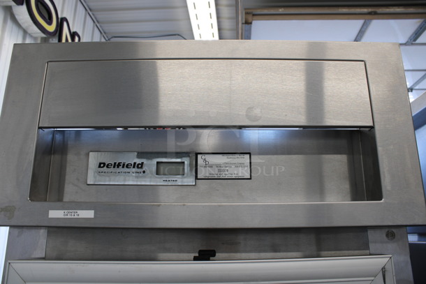 Delfield Model SLH29-G Stainless Steel Commercial Single Door Reach In Cooler Merchandiser on Commercial Casters. 115/208-230 Volts, 1 Phase. 29x35x85 - Image 4 of 7