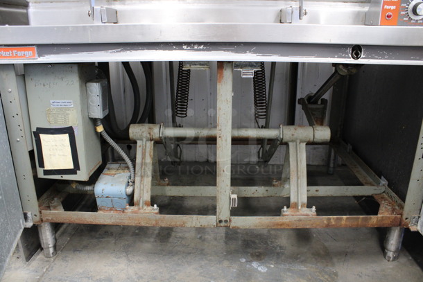 AWESOME! Market Forge Model 1800 Stainless Steel Commercial Floor Style Tilting Braising Pan w/ Thermostatic Controls. 480 Volts, 3 Phase. 48x34x43 - Image 7 of 9