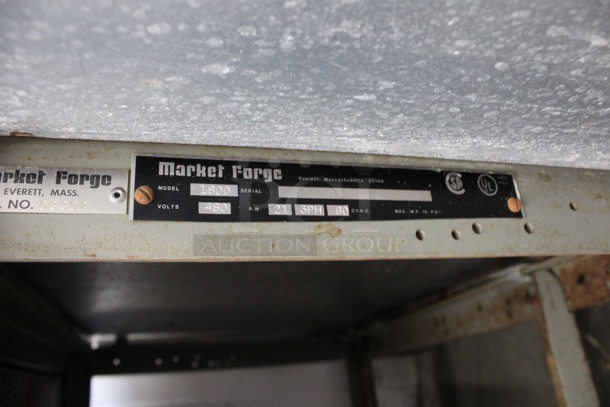 AWESOME! Market Forge Model 1800 Stainless Steel Commercial Floor Style Tilting Braising Pan w/ Thermostatic Controls. 480 Volts, 3 Phase. 48x34x43 - Image 8 of 9