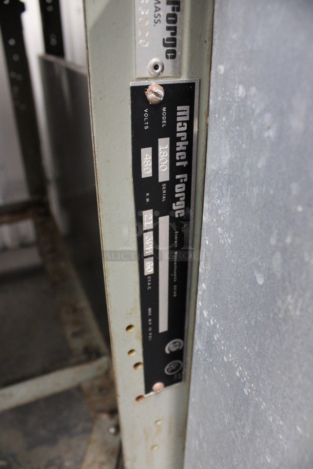 AWESOME! Market Forge Model 1800 Stainless Steel Commercial Floor Style Tilting Braising Pan w/ Thermostatic Controls. 480 Volts, 3 Phase. 48x34x43 - Image 6 of 7