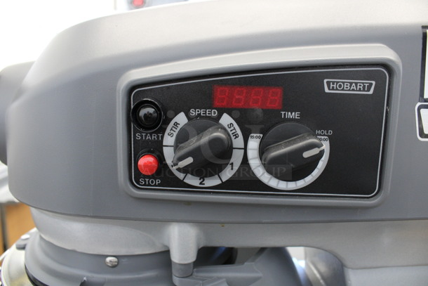 WOW! Hobart Legacy Model HL200 Metal Commercial 20 Quart Planetary Mixer w/ Stainless Steel Mixing Bowl, Bowl Guard, Whisk and Paddle Attachments. 100-120 Volts, 1 Phase. 16x25x29. Tested and Working! - Image 3 of 10