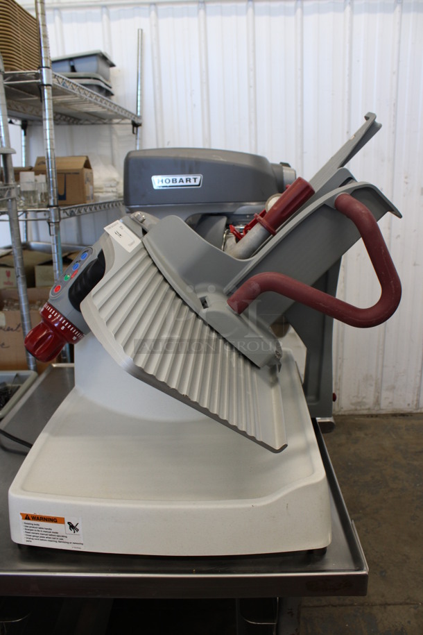 BEAUTIFUL! Berkel Model X13A Metal Commercial Countertop Meat Slicer w/ Blade Sharpener. 120 Volts, 1 Phase. 32x25x25. Tested and Working! - Image 7 of 8