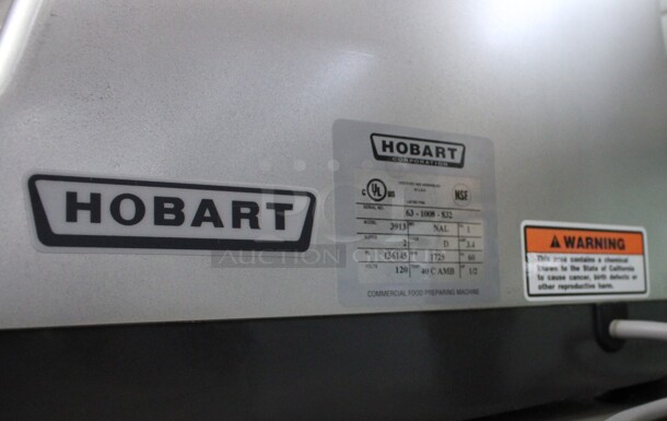 BEAUTIFUL! Hobart Model 3913 Metal Commercial Countertop Automatic Meat Slicer. 120 Volts, 1 Phase. 32x27x25. Tested and Working! - Image 6 of 7