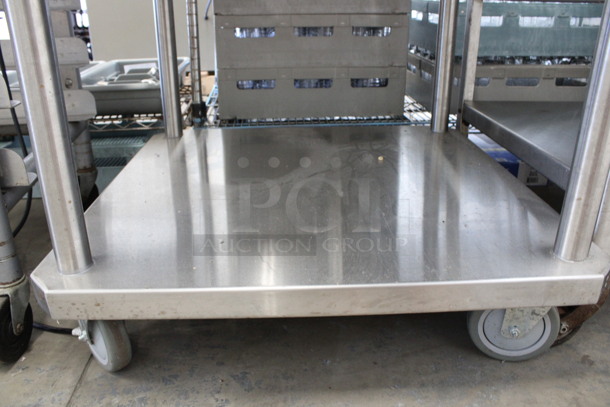 Stainless Steel Commercial Equipment Stand w/ Undershelf on Commercial Casters. 30x30x28 - Image 3 of 3