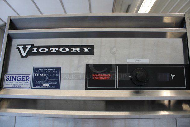 Victory Model HSA-1D-7-PT Stainless Steel Commercial Single Door Reach In Pass Through Warming Cabinet. 208-240 Volts, 1 Phase. 27x36x84 - Image 3 of 6