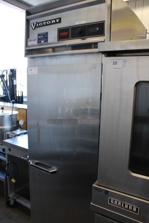 Victory Model HSA-1D-7-PT Stainless Steel Commercial Single Door Reach In Pass Through Warming Cabinet. 208-240 Volts, 1 Phase. 27x36x84 - Image 4 of 6