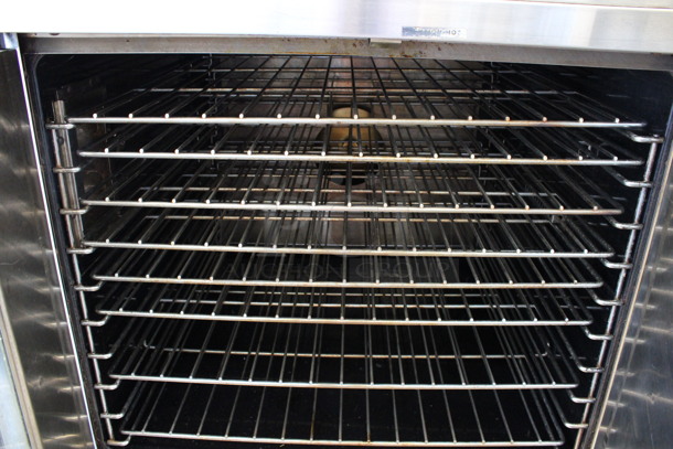 2 FANTASTIC! Garland Stainless Steel Commercial Natural Gas Powered Full Size Convection Oven w/ View Through Door, Solid Door and Metal Oven Racks. 38x39x71. 2 Times Your Bid! - Image 5 of 6