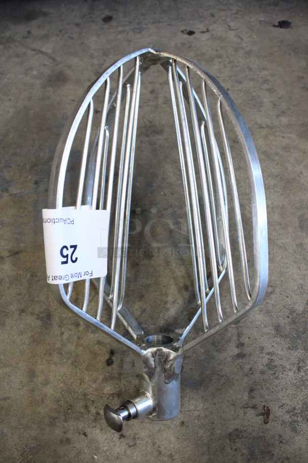 Hobart Legacy Model HL20C Metal Commercial 20 Quart Whisk Attachment for Mixer. 6x6x13 - Image 1 of 3