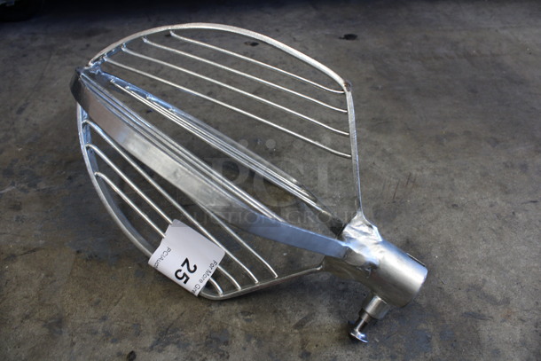 Hobart Model VMLH60C Metal Commercial 60 Quart Whisk Attachment for Mixer. 12x12x20