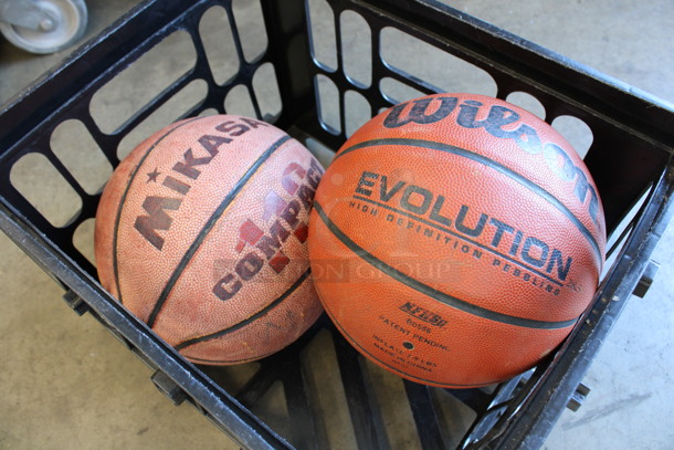 2 Basketballs; Wilson and Mikasa. 8x8x8. 2 Times Your Bid! - Image 2 of 3