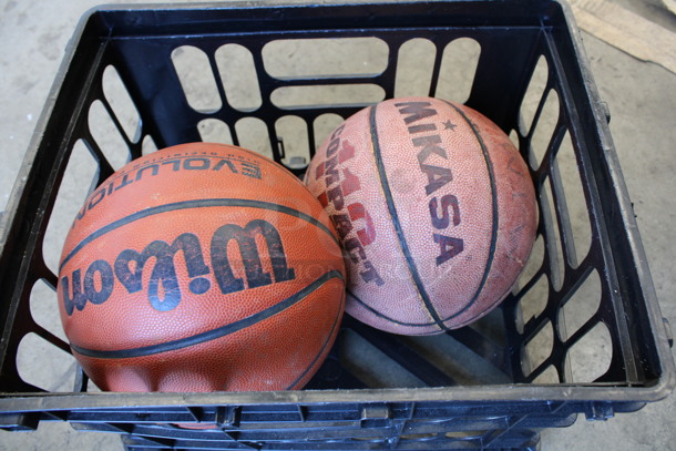 2 Basketballs; Wilson and Mikasa. 8x8x8. 2 Times Your Bid! - Image 3 of 3