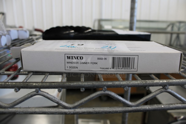 24 BRAND NEW IN BOX! Winco Metal Windsor Dinner Forks. 7". 24 Times Your Bid! - Image 3 of 3