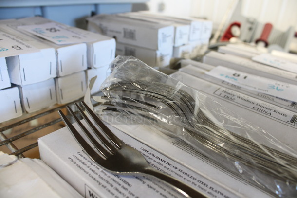 36 BRAND NEW IN BOX! Winco Metal Windsor Dinner Forks. 7.5". 36 Times Your Bid! - Image 2 of 3