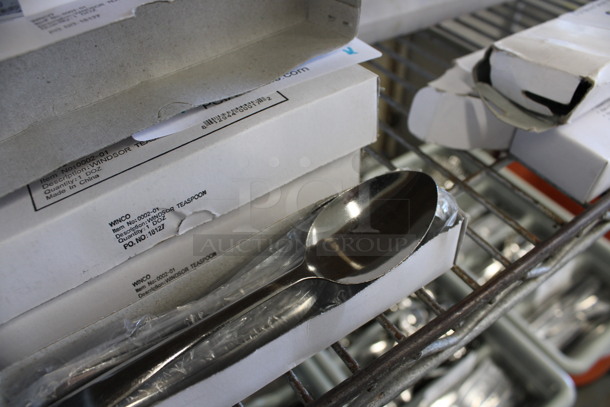 48 BRAND NEW IN BOX! Winco Metal Windsor Teaspoons. 6". 48 Times Your Bid! - Image 3 of 4