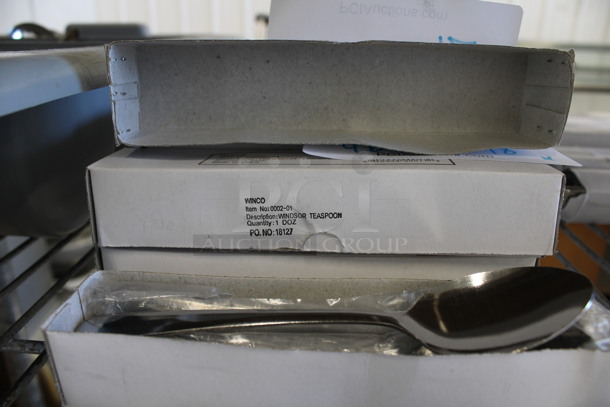 48 BRAND NEW IN BOX! Winco Metal Windsor Teaspoons. 6". 48 Times Your Bid! - Image 4 of 4