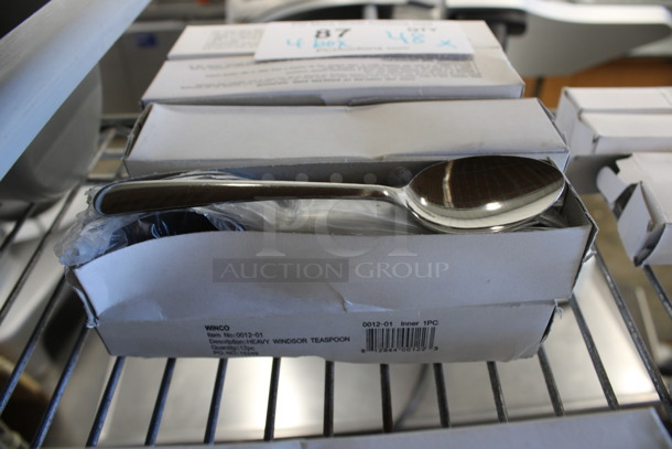 48 BRAND NEW IN BOX! Winco Metal Windsor Teaspoons. 6". 48 Times Your Bid! - Image 3 of 4
