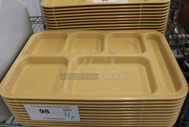 20 Poly Food Trays. 14.5x10x1. 20 Times Your Bid!