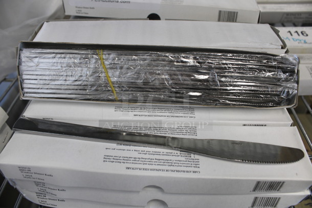 24 BRAND NEW IN BOX! Winco Metal Windsor Dinner Knives. 8". 24 Times Your Bid! - Image 1 of 3