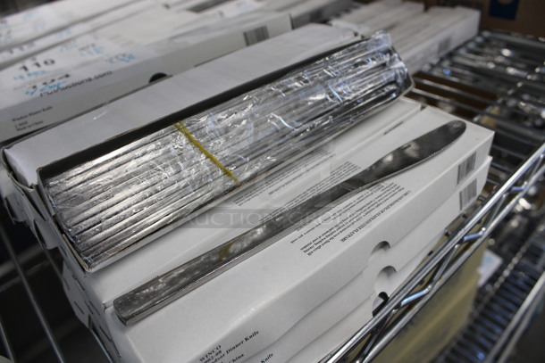 24 BRAND NEW IN BOX! Winco Metal Windsor Dinner Knives. 8". 24 Times Your Bid! - Image 2 of 3
