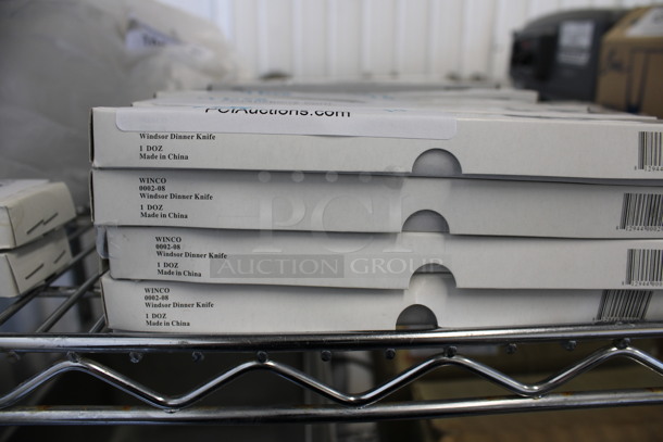24 BRAND NEW IN BOX! Winco Metal Windsor Dinner Knives. 8". 24 Times Your Bid! - Image 3 of 3