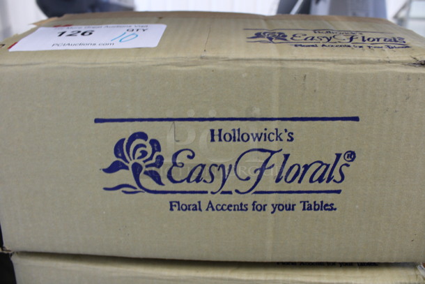 12 BRAND NEW IN BOX! White Ceramic Vases. 3x3x5. 12 Times Your Bid! - Image 4 of 4