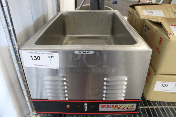 Eagle Model 1220FWD-120 Stainless Steel Commercial Countertop Food Warmer. 120 Volts, 1 Phase. 14.5x22.5x12. Tested and Working!