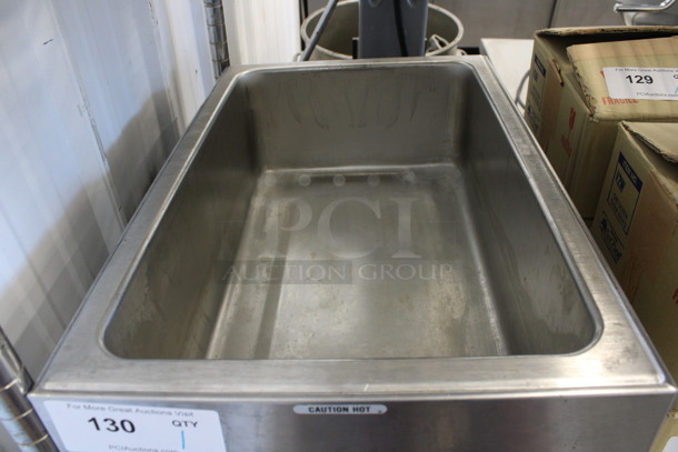 Eagle Model 1220FWD-120 Stainless Steel Commercial Countertop Food Warmer. 120 Volts, 1 Phase. 14.5x22.5x12. Tested and Working! - Image 3 of 4