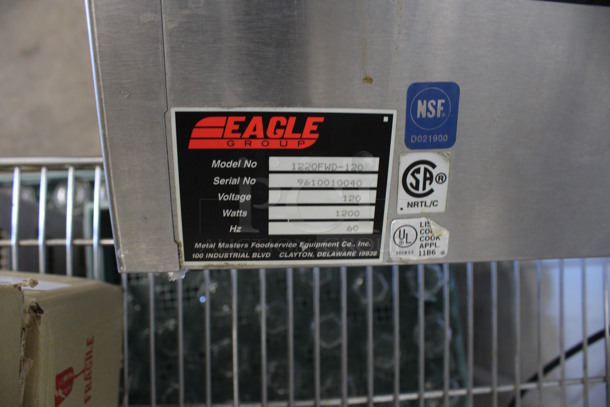 Eagle Model 1220FWD-120 Stainless Steel Commercial Countertop Food Warmer. 120 Volts, 1 Phase. 14.5x22.5x12. Tested and Working! - Image 4 of 4
