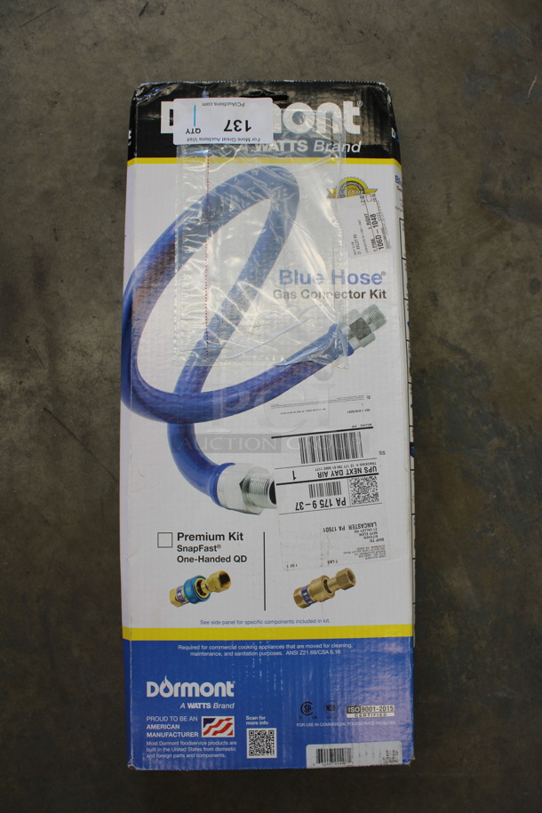 BRAND NEW IN BOX! Dormont Gas Hose Kit. 48