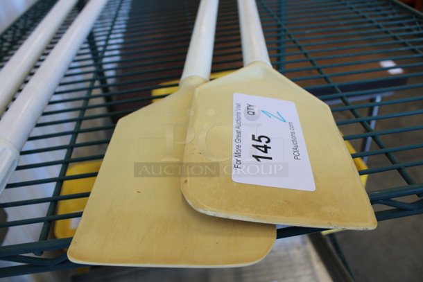 2 Poly Mixing Paddles. 4.5x1x40. 2 Times Your Bid! - Image 2 of 3