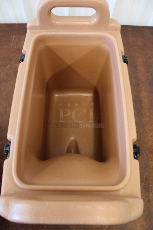 Cambro Model 250LCD Tan Poly Insulated Beverage Holder Dispenser. 9x17x18 - Image 5 of 8